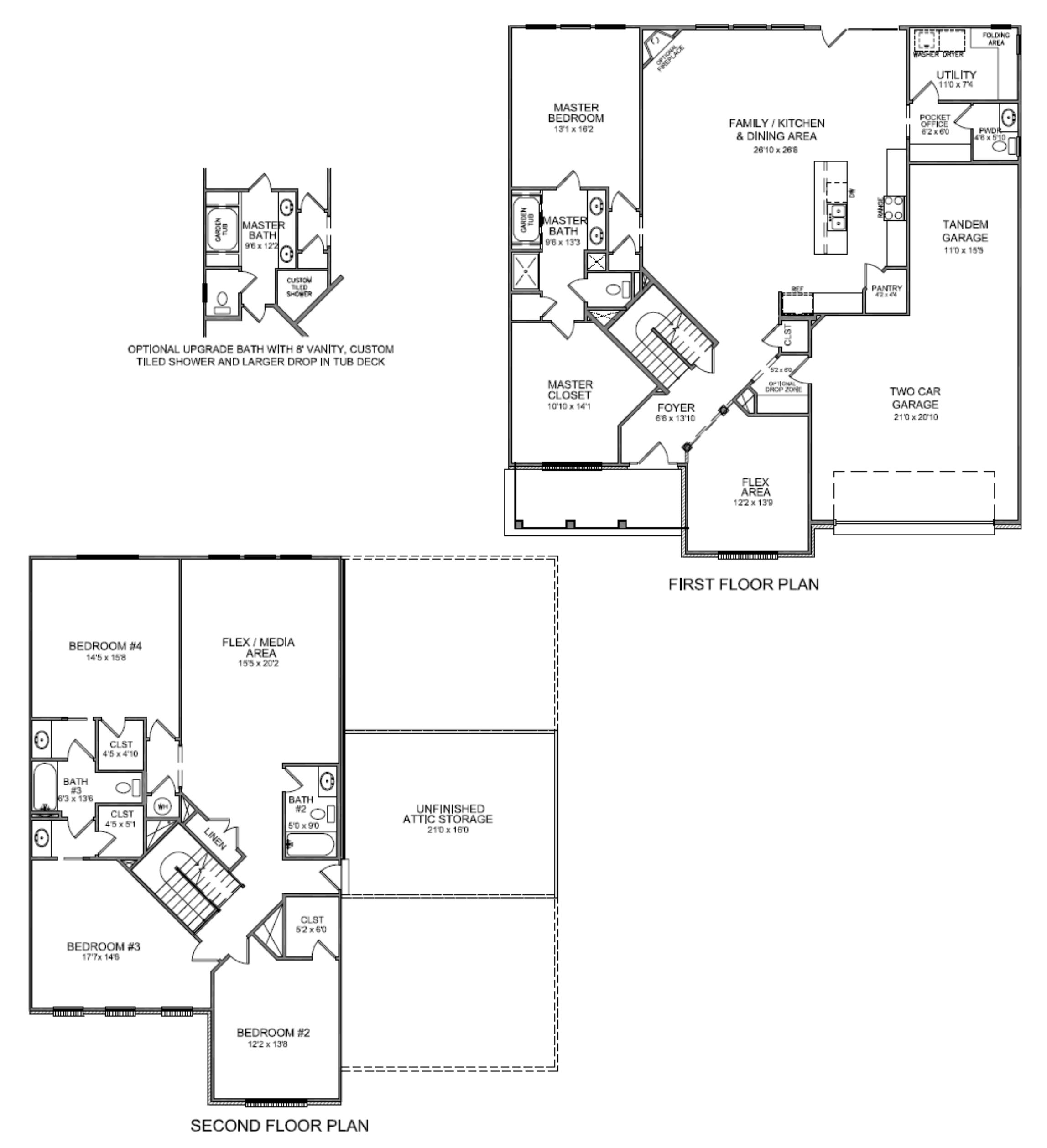 New Traditions Floor Plan The Hemingway